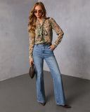 Edenia Abstract Print Blouse