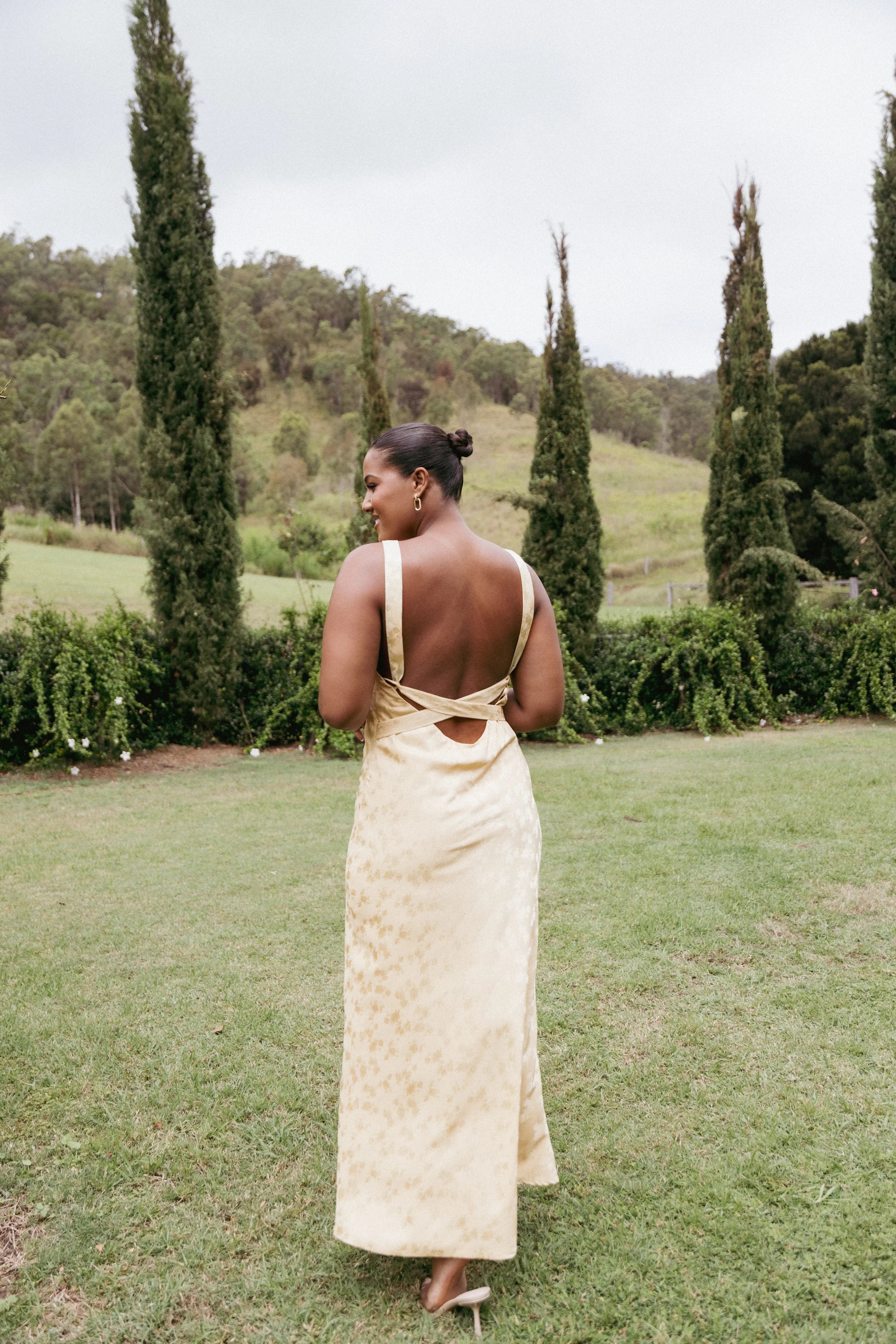 Malie Maxi Dress Lemon