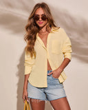Seaberry Collared Button Down Top