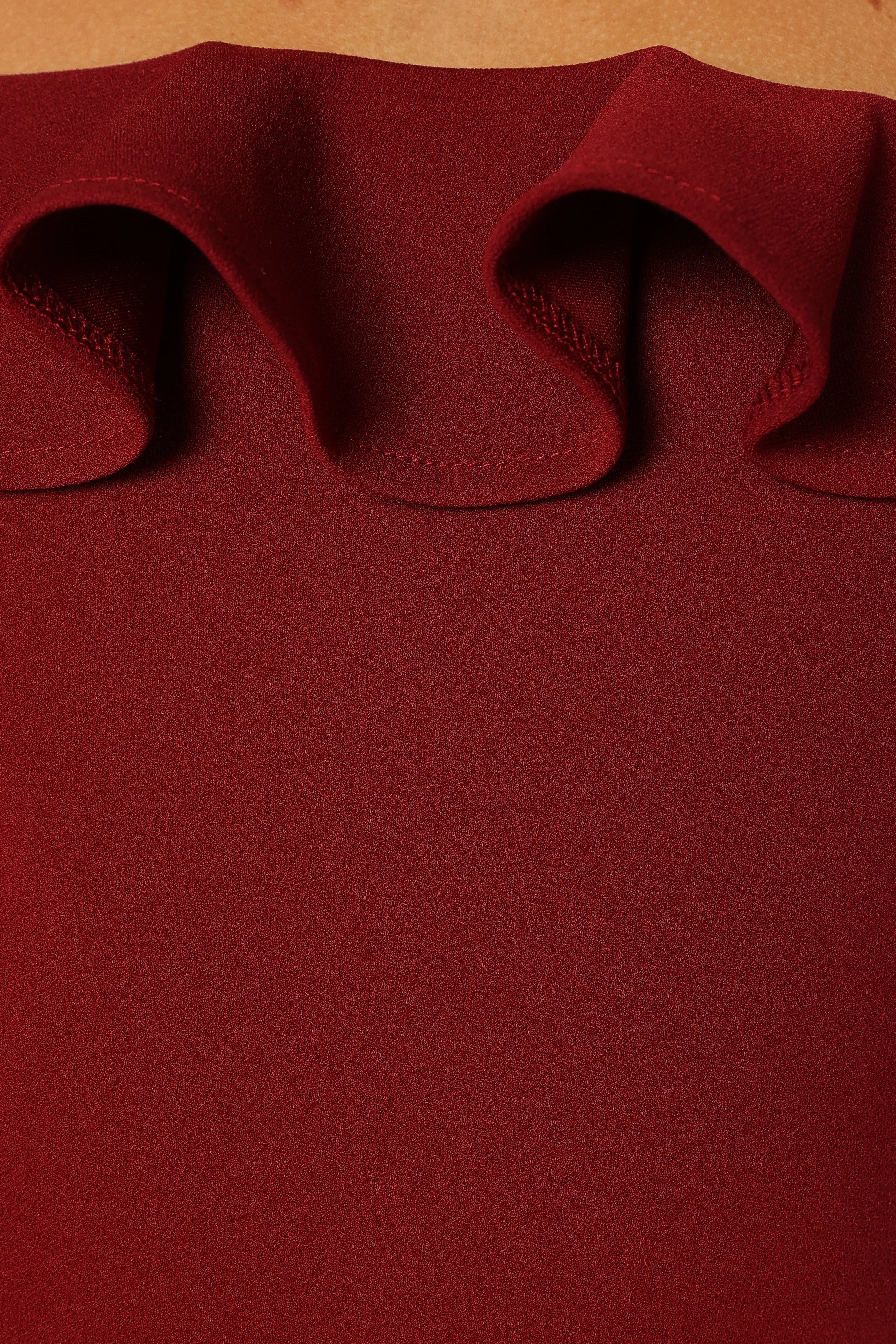 Mikaela Bodysuit Dark Red