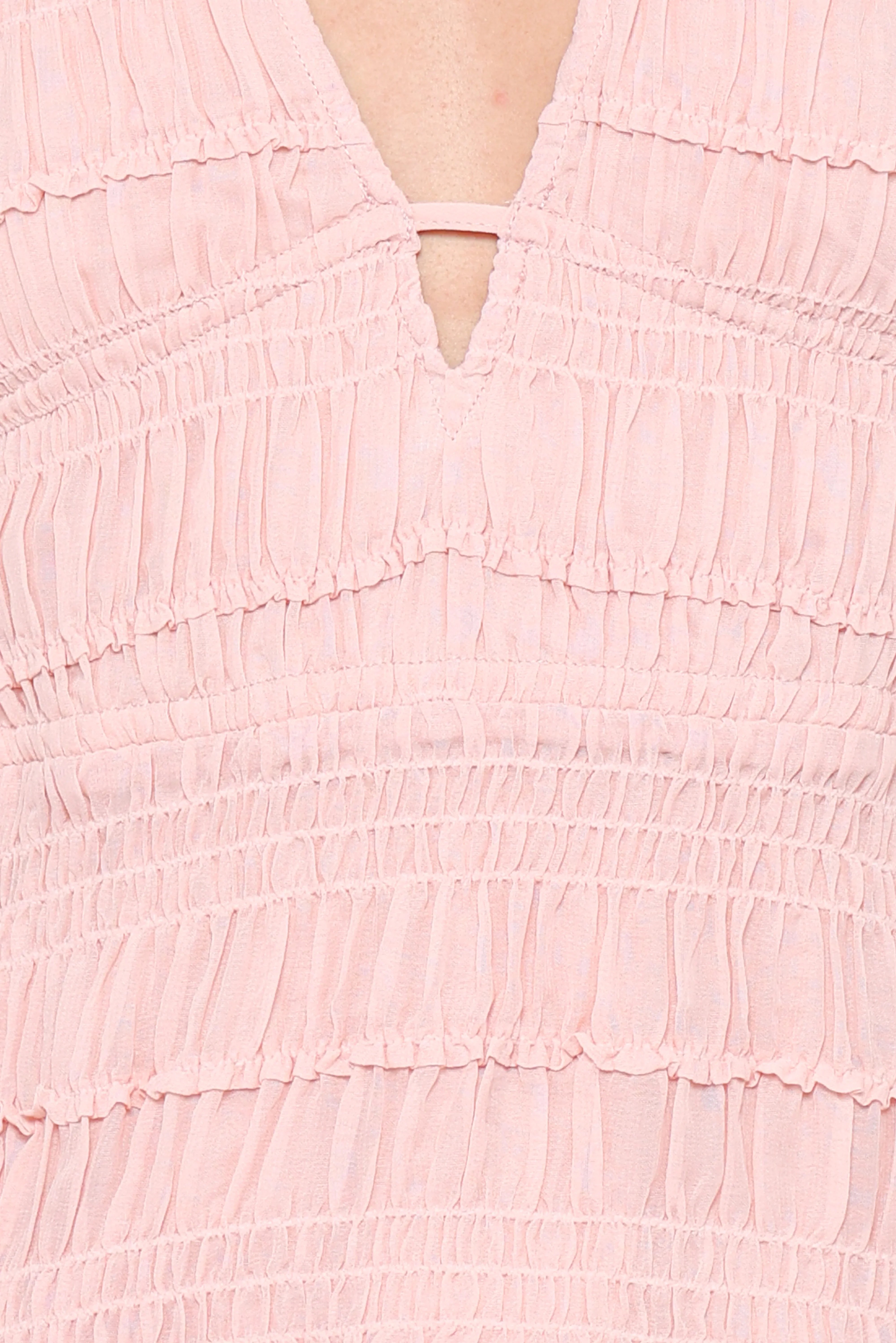 Zafira Textured Halter Top Pink