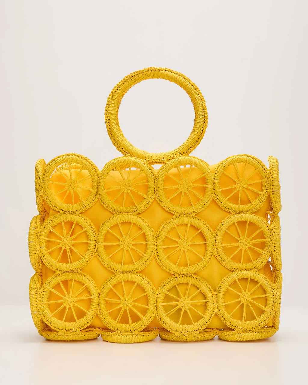 Sweet Life Lemon Cutout Tote Bag