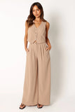 Camille Two Piece Set Beige
