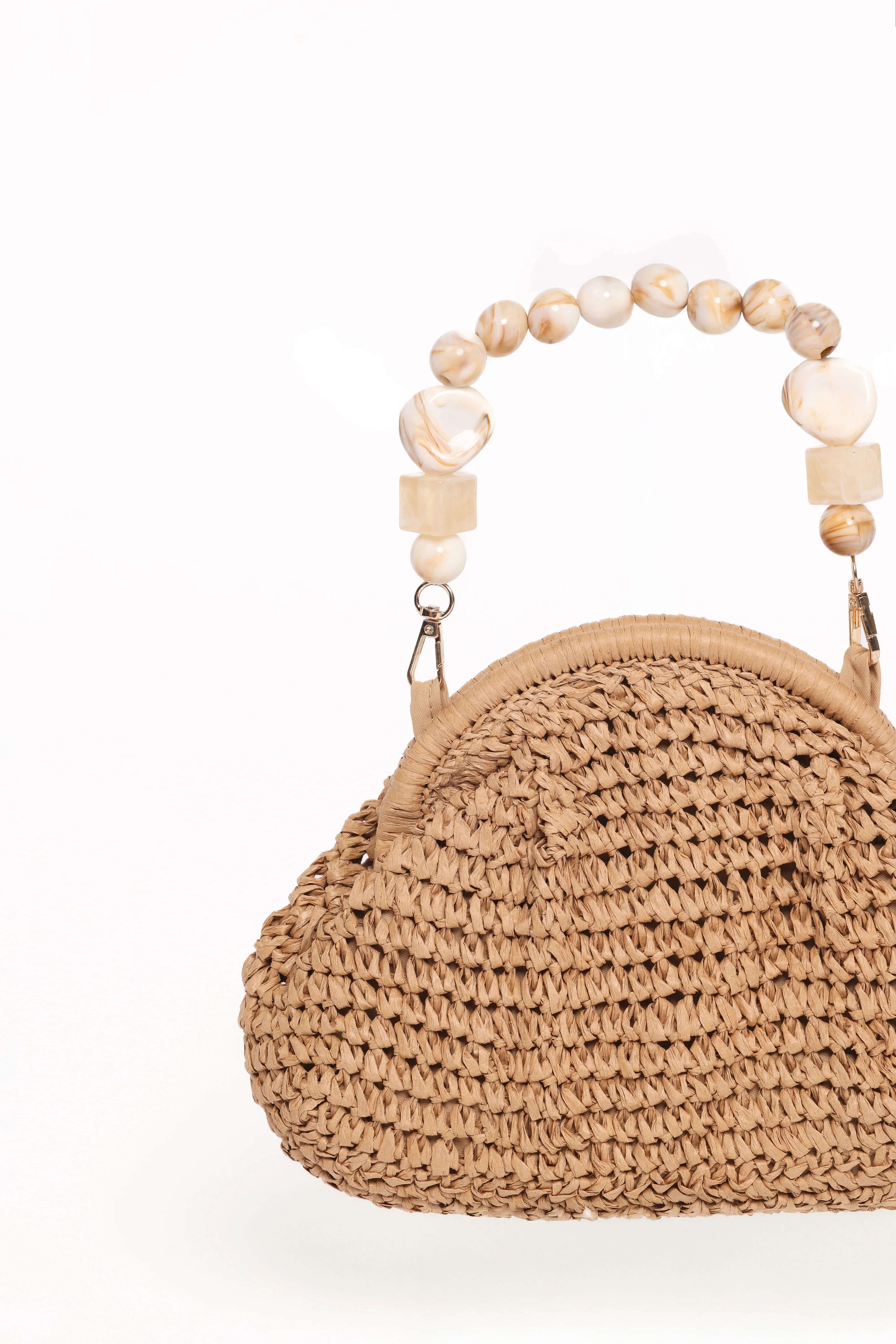 Elora Woven Bag Tan
