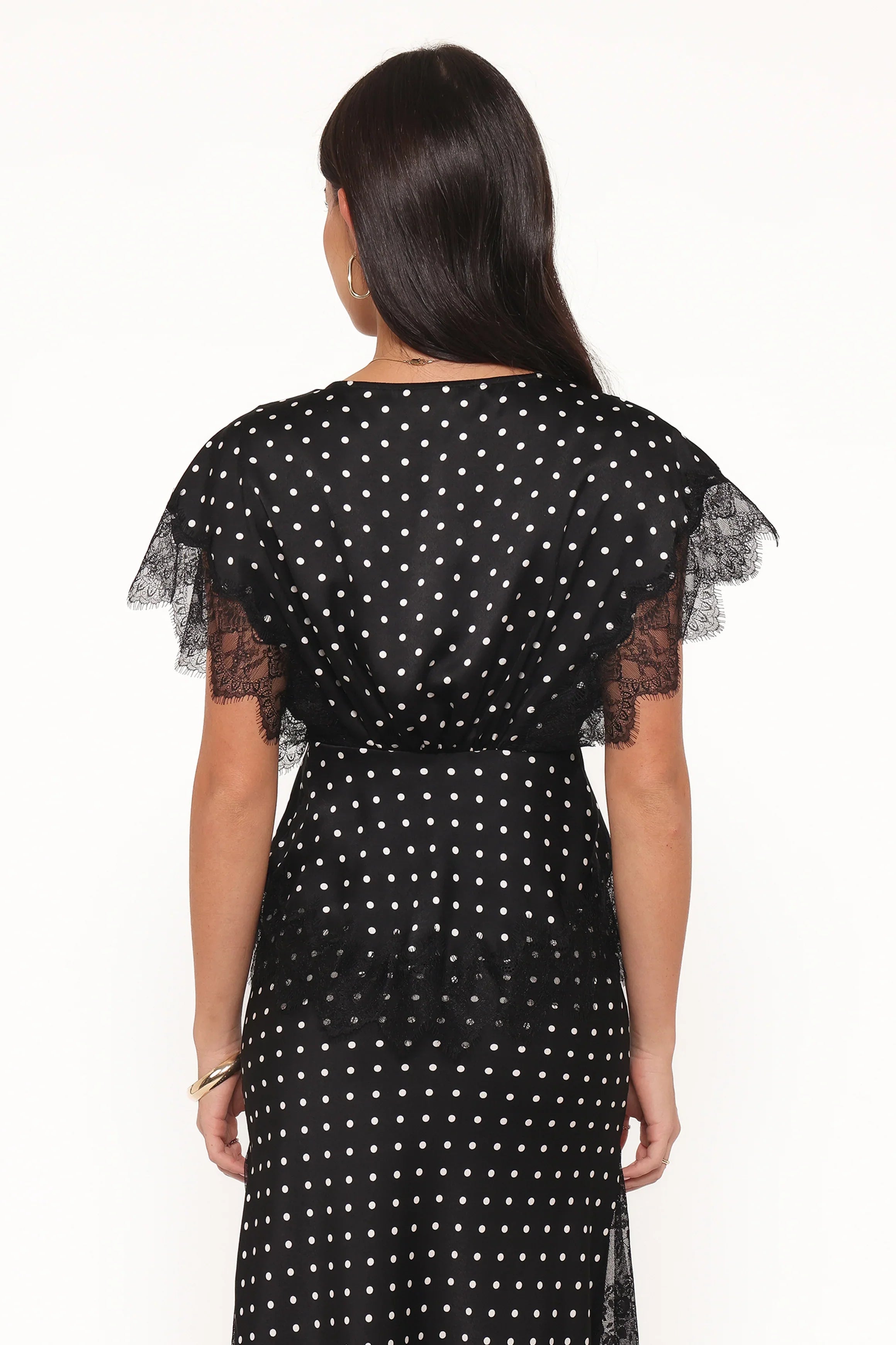 Ailbhe Top Black Polka Dot
