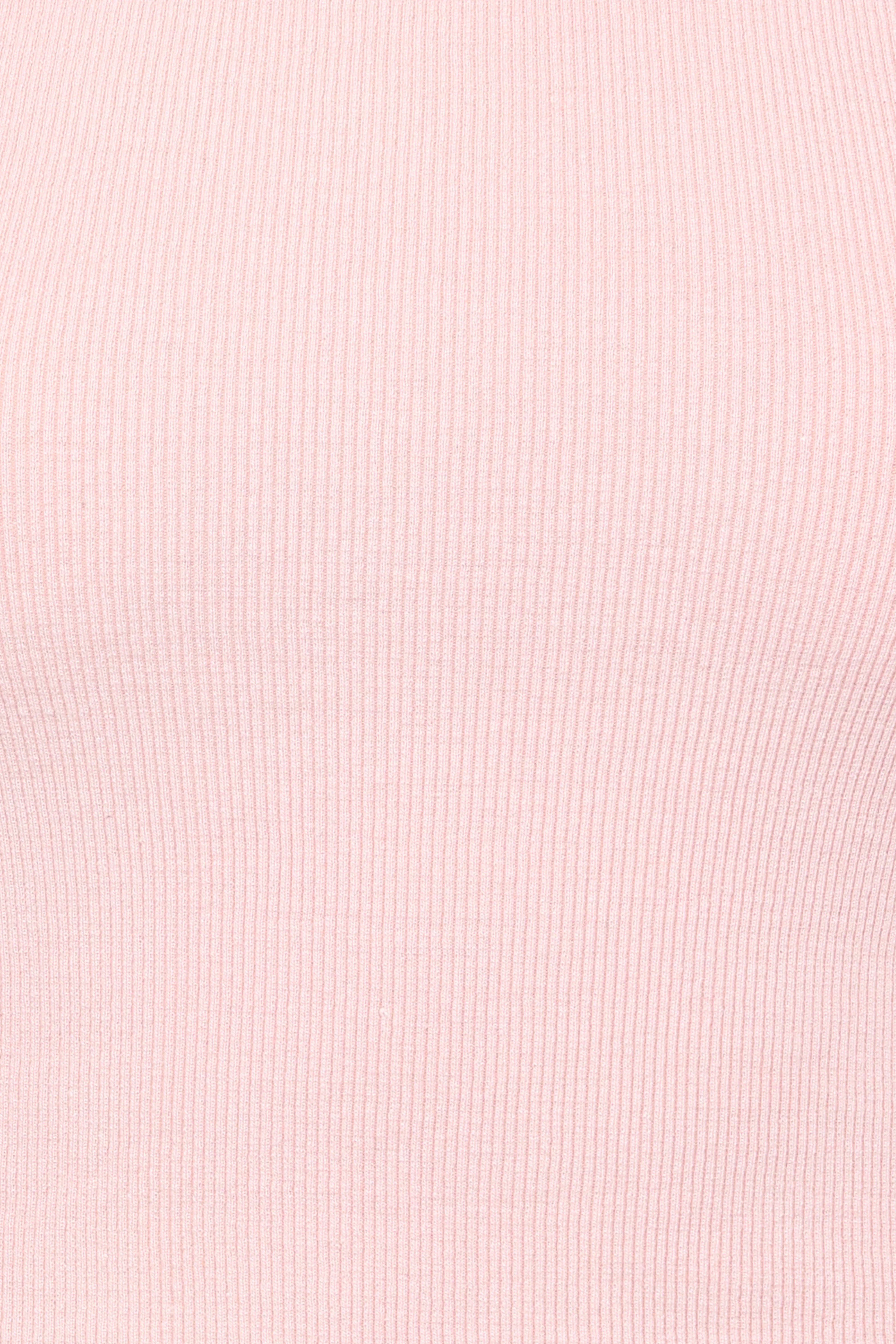 Ari Ribbed Tank Top Petal Pink