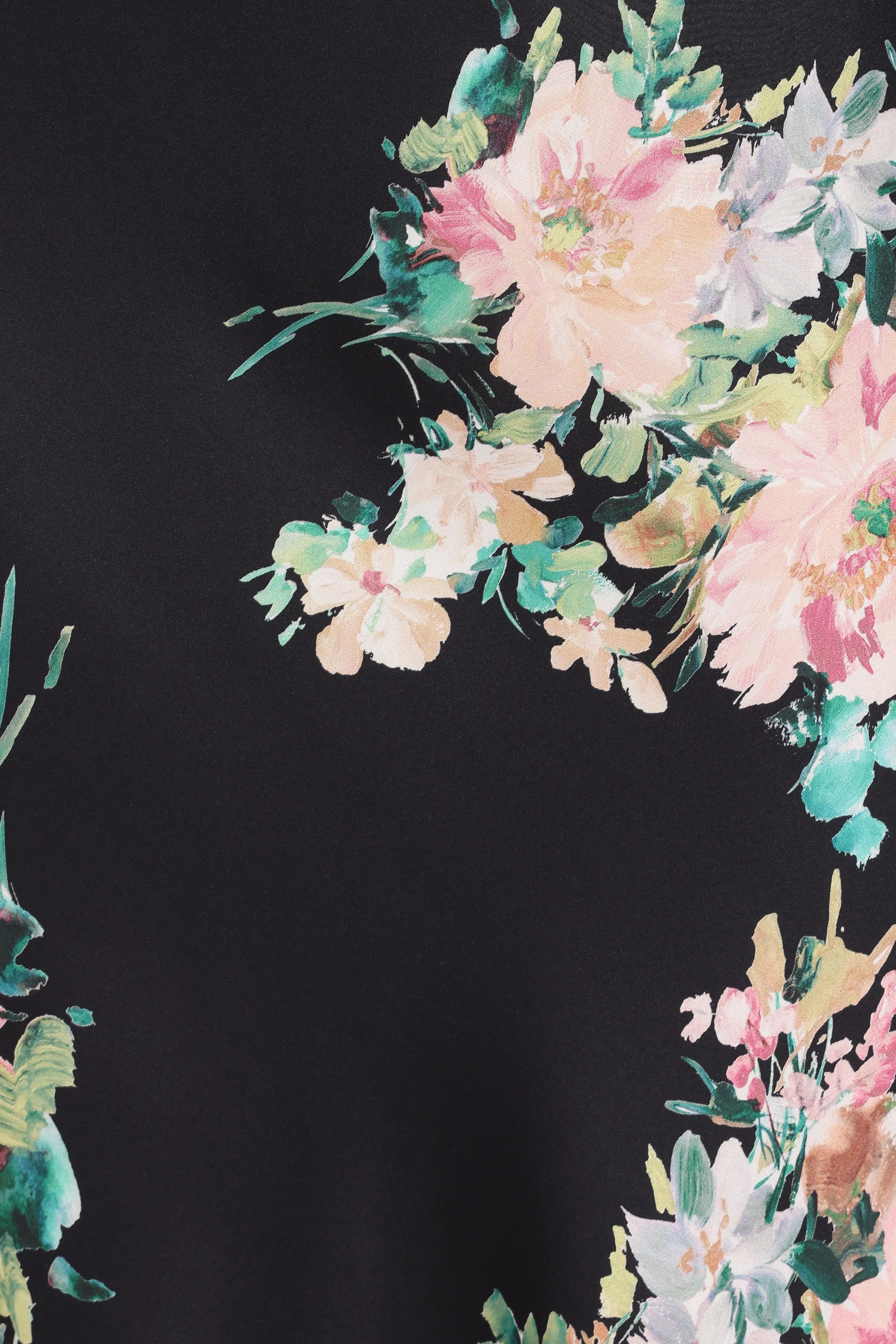 Velman Skirt Black Floral