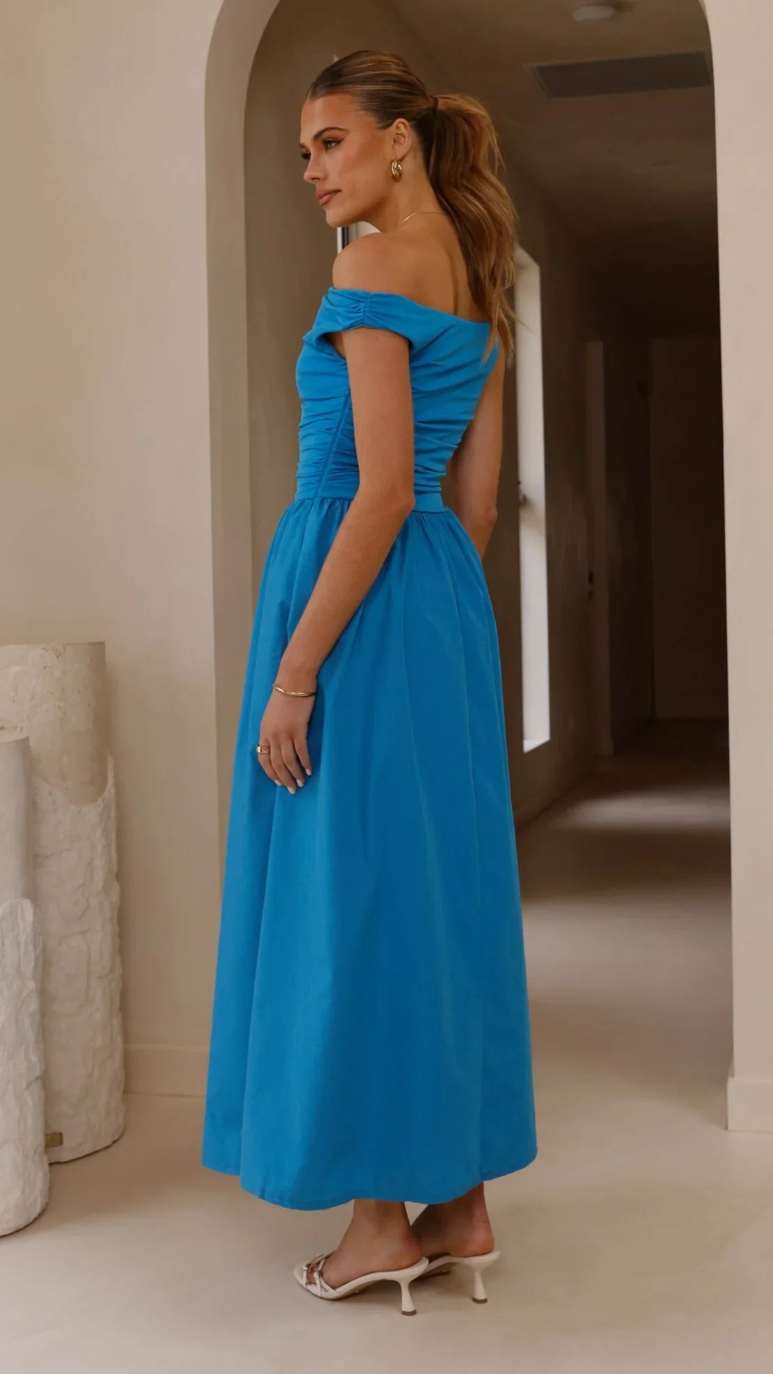 Immy Midi Dress Blue