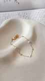 Nina Bracelet Gold Pearl