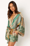 Elyse Romper Green