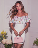 Day Affair Ruffle Floral Mini Dress