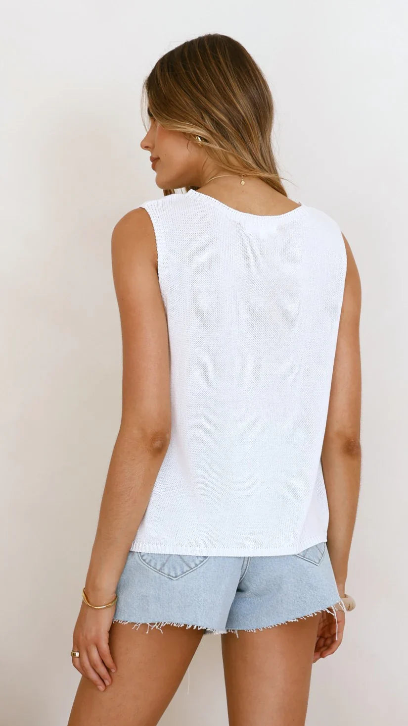 Fareeda Top White