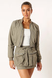 Freddie Two Piece Set Light Olive