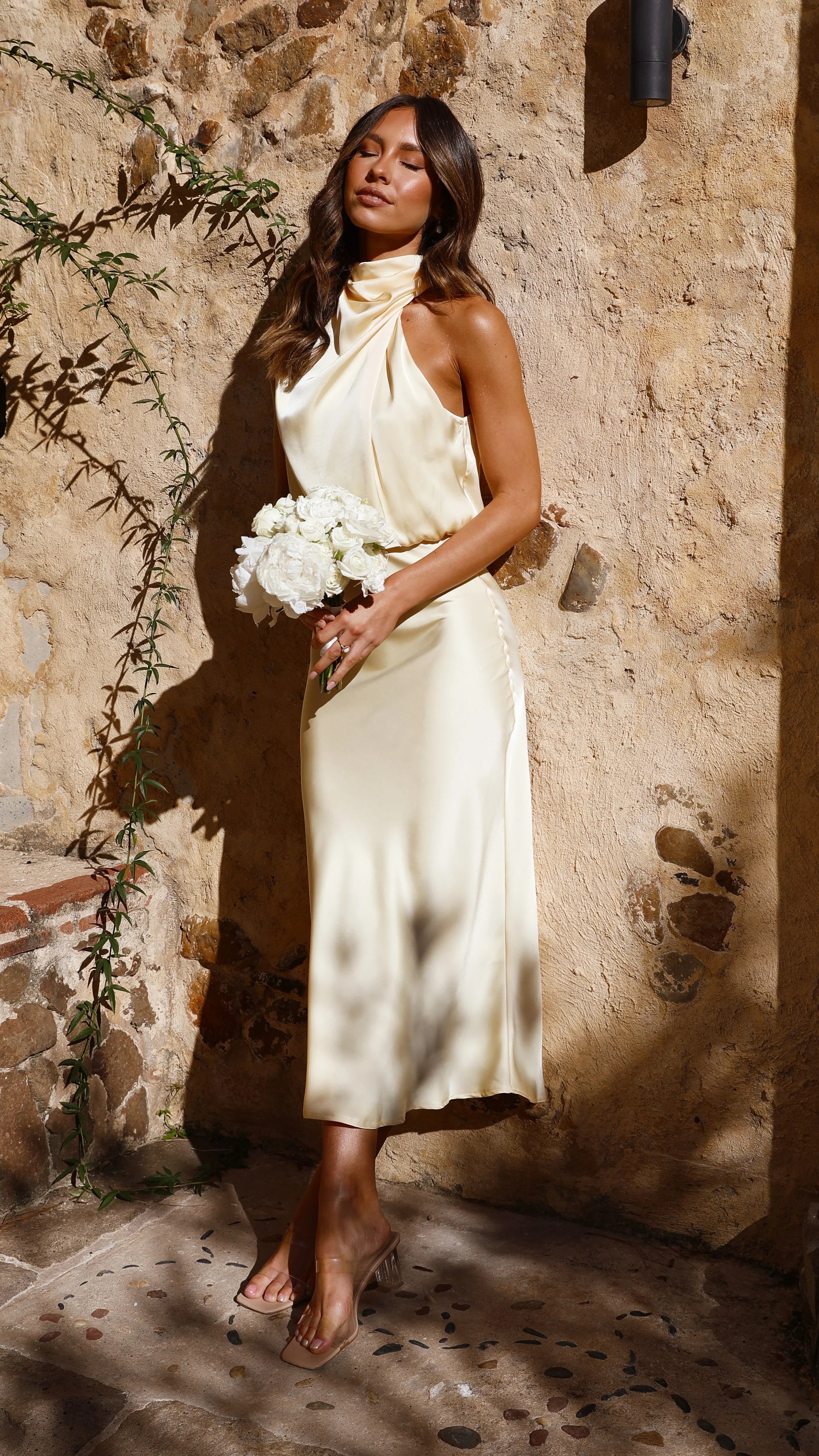 Esther Maxi Dress Lemon