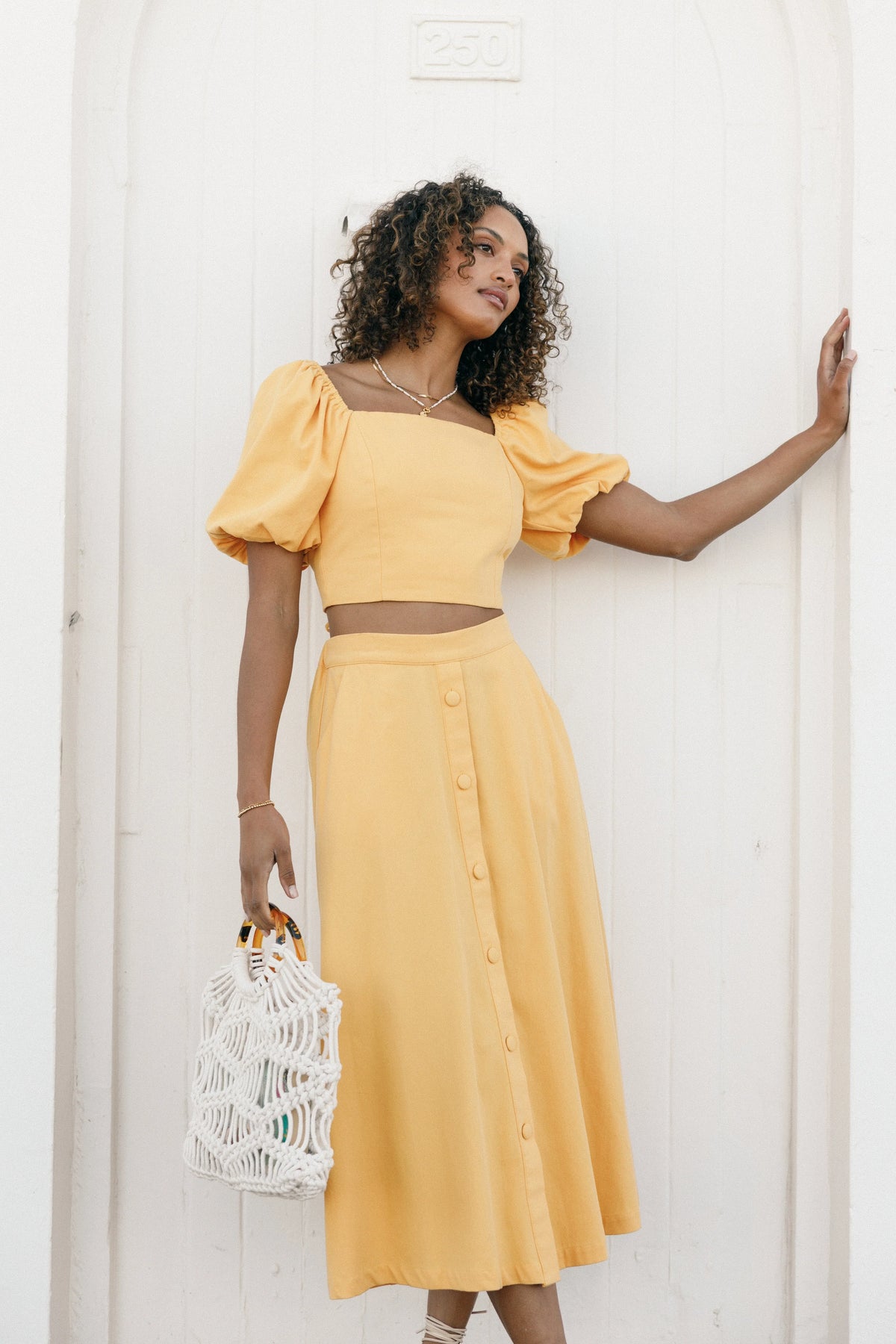 Mave Midi Skirt Sunflower