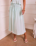 Floaty Grace Front Tie Maxi Skirt