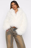 Weekend Away Faux Fur Jacket Cream