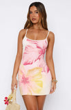 Maybe Later Mini Dress Oasis Bloom