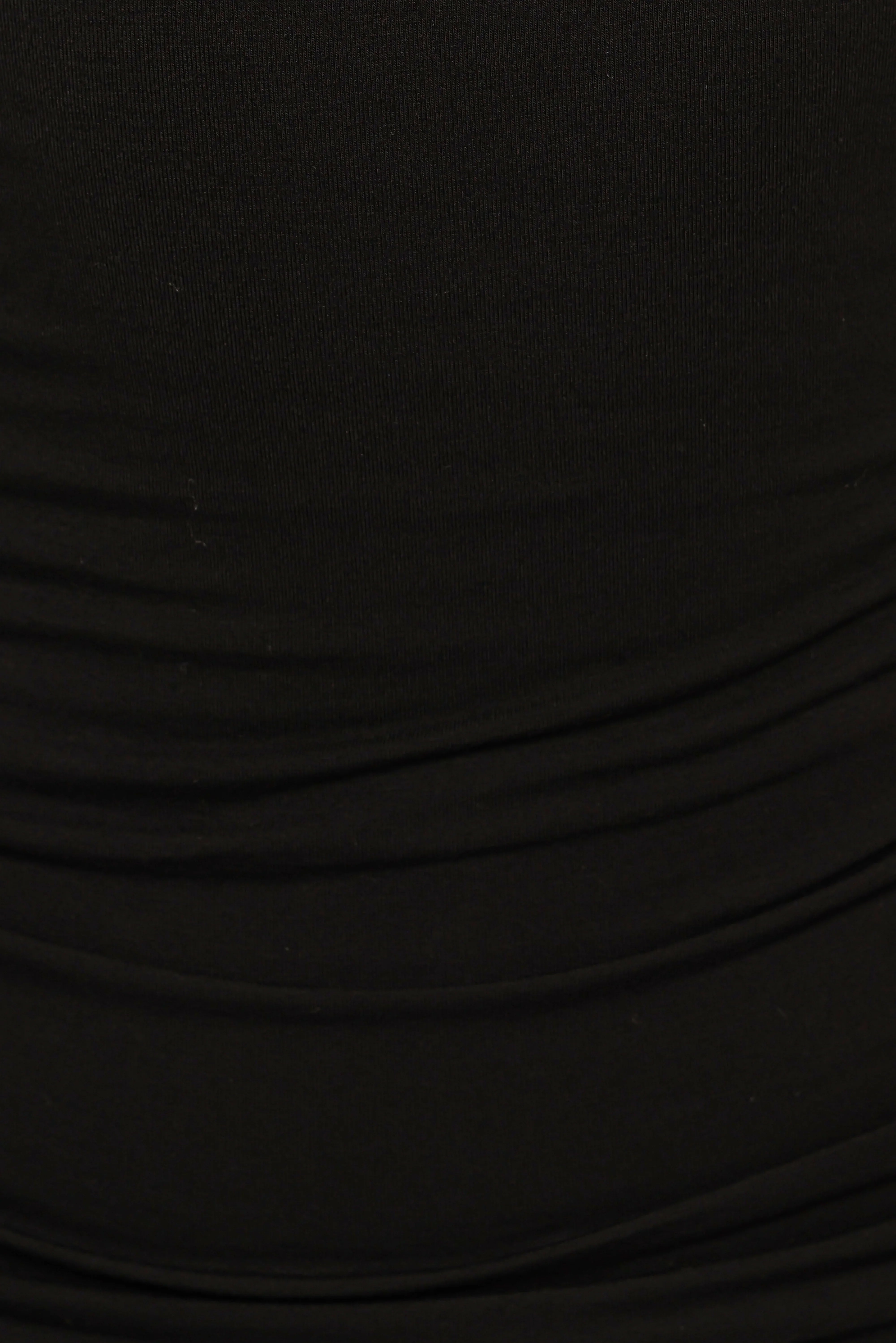 Lainey Twist Knit Top Black