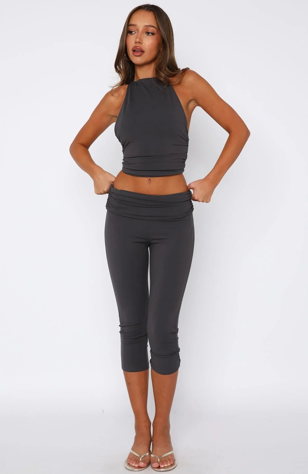 Dress For Success Top Grey