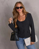 Take Charge Collarless Blazer