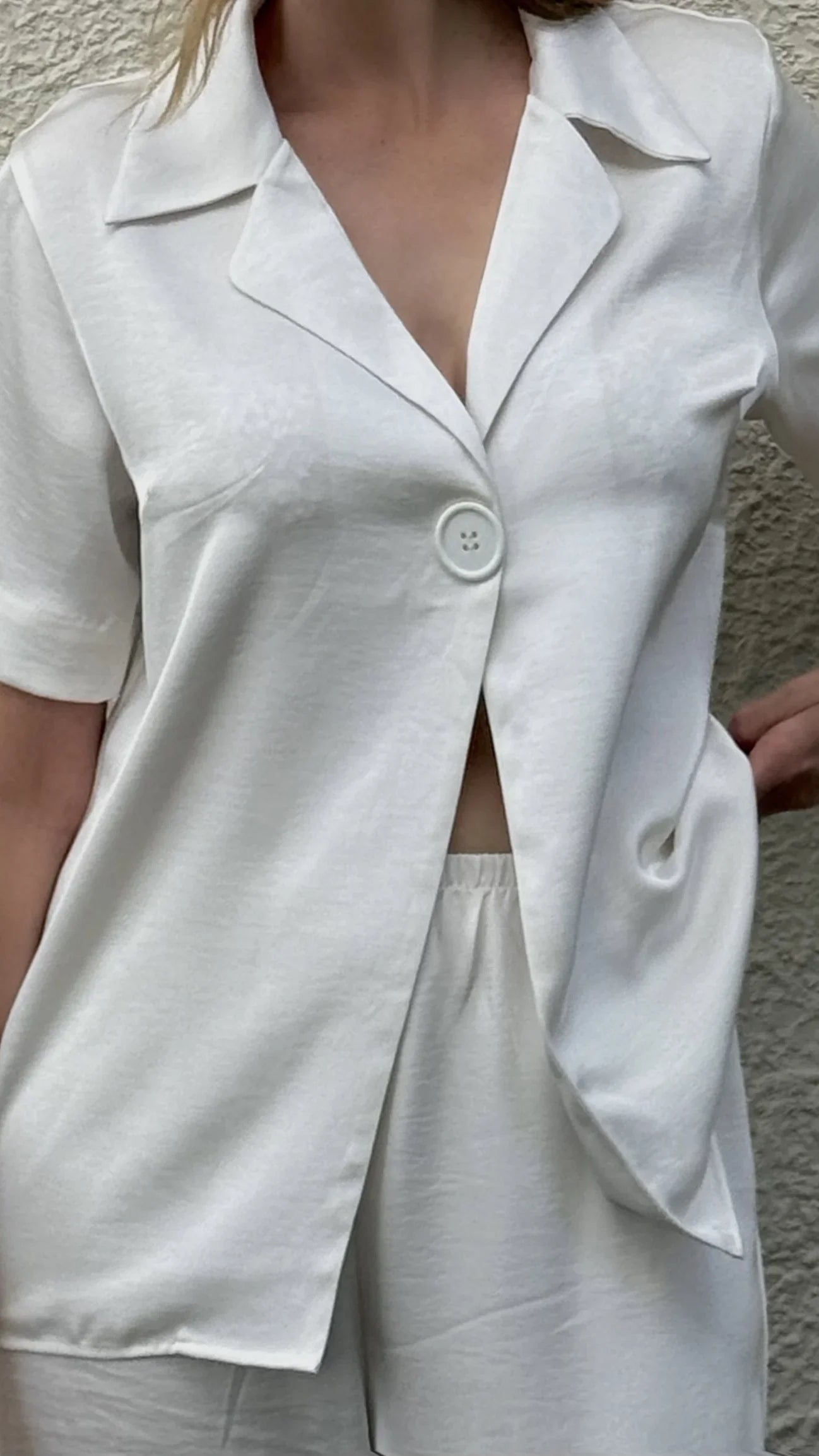 Imogen Button Pants Cream