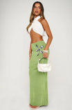 Tide And Bloom Knit Maxi Skirt Kiwi