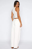 Never Really Over Pants White