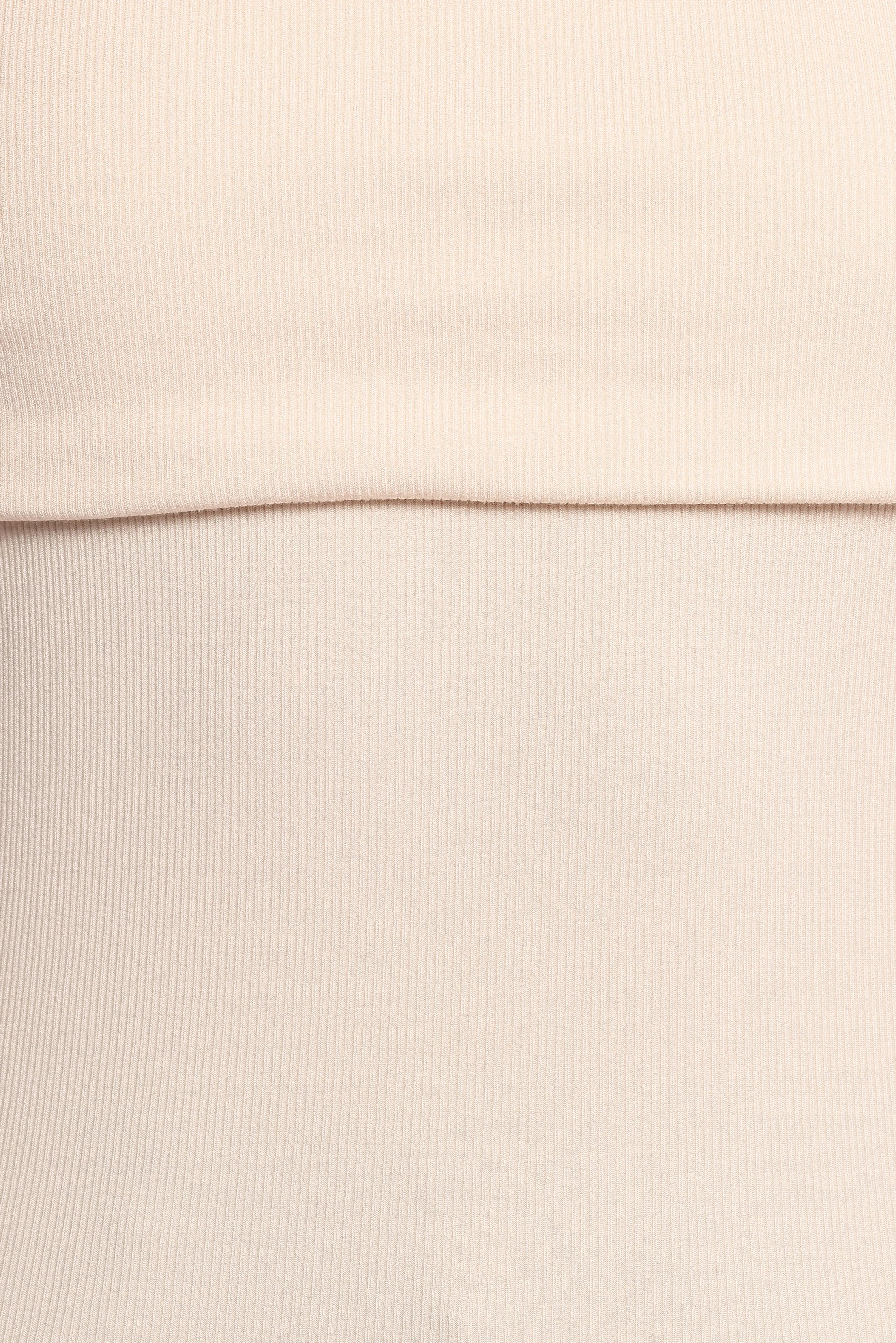 Thomsie Off Shoulder Knit Top Ivory