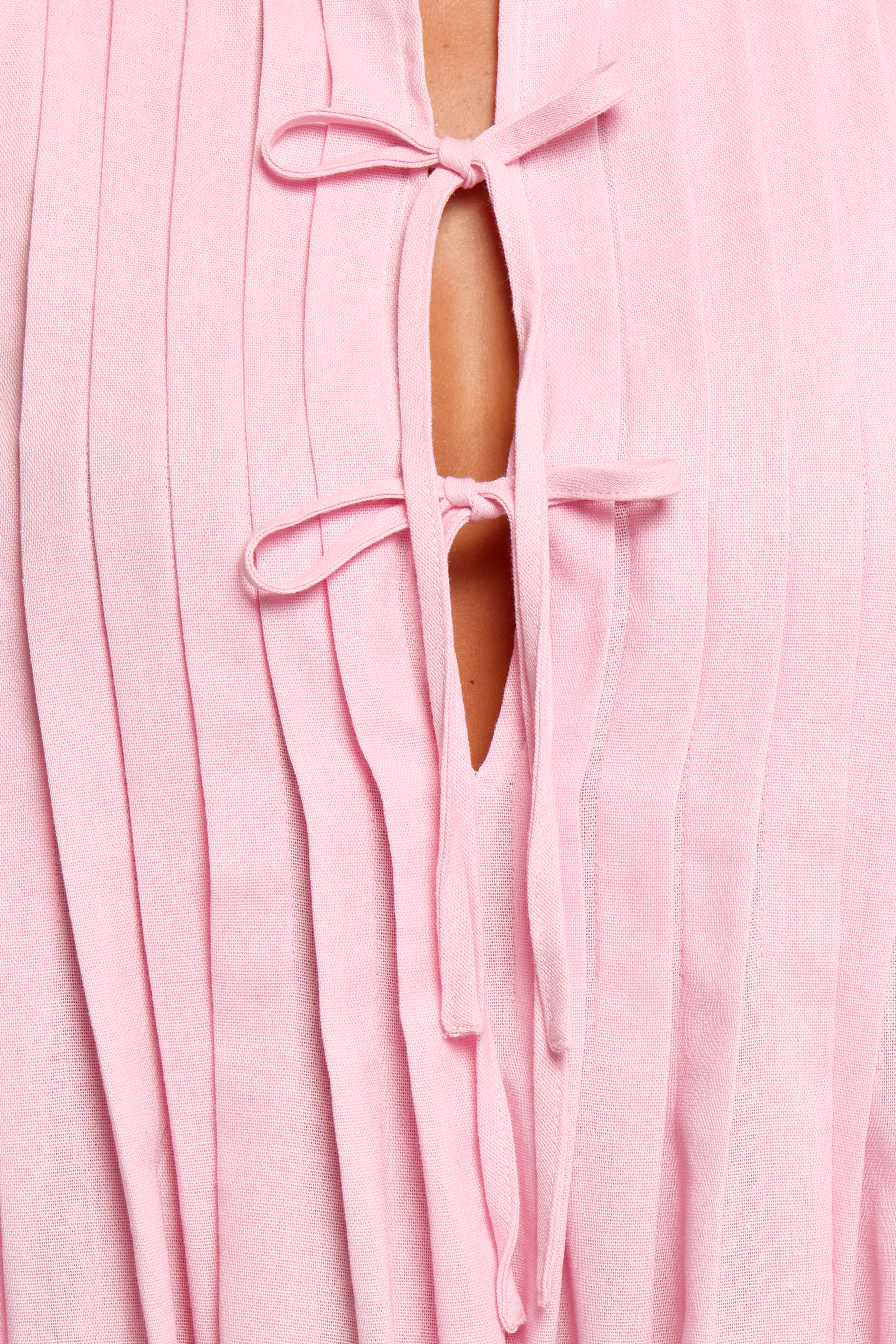 Madeline Mini Dress Pale Pink