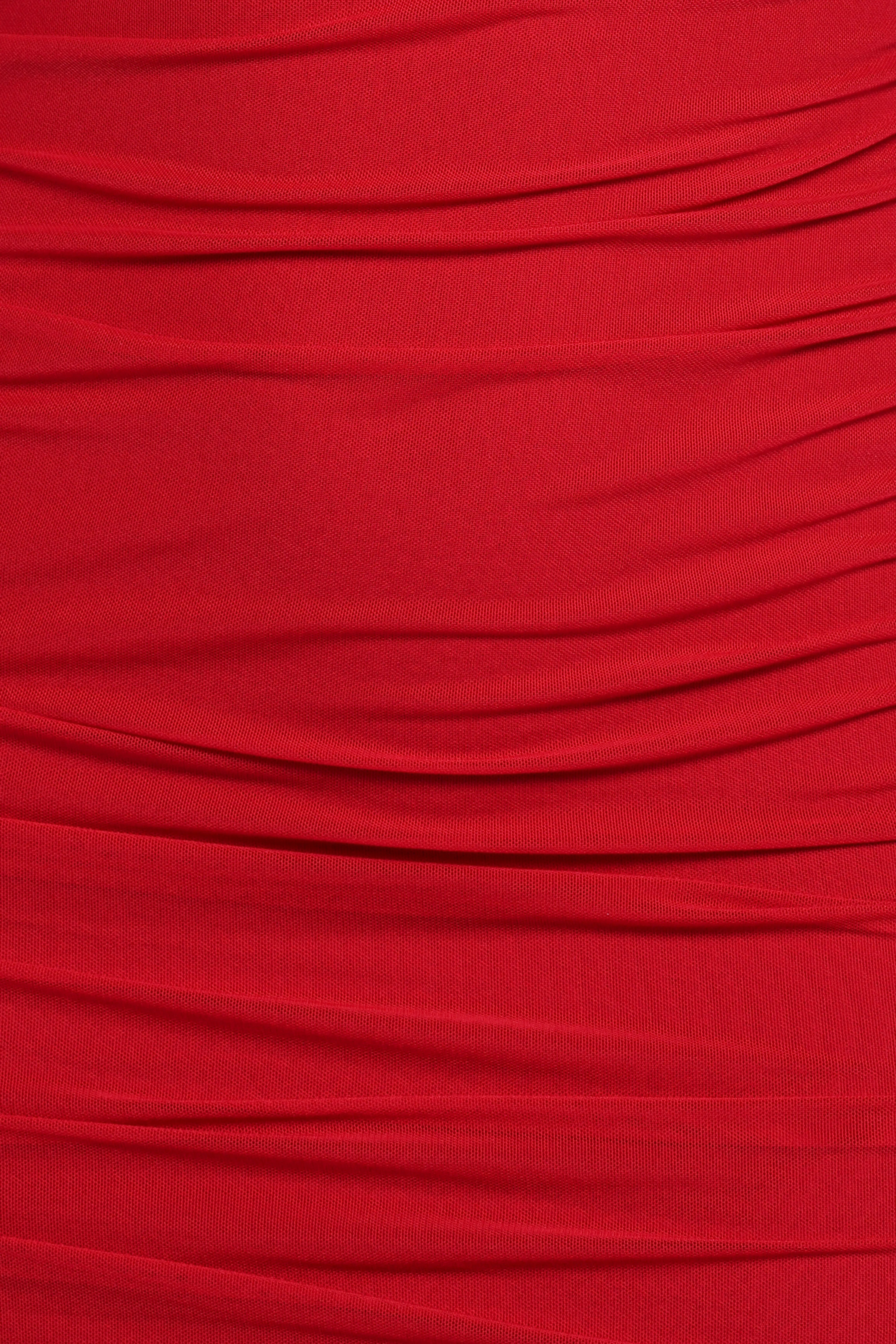 Austin Long Sleeve Mini Dress Red