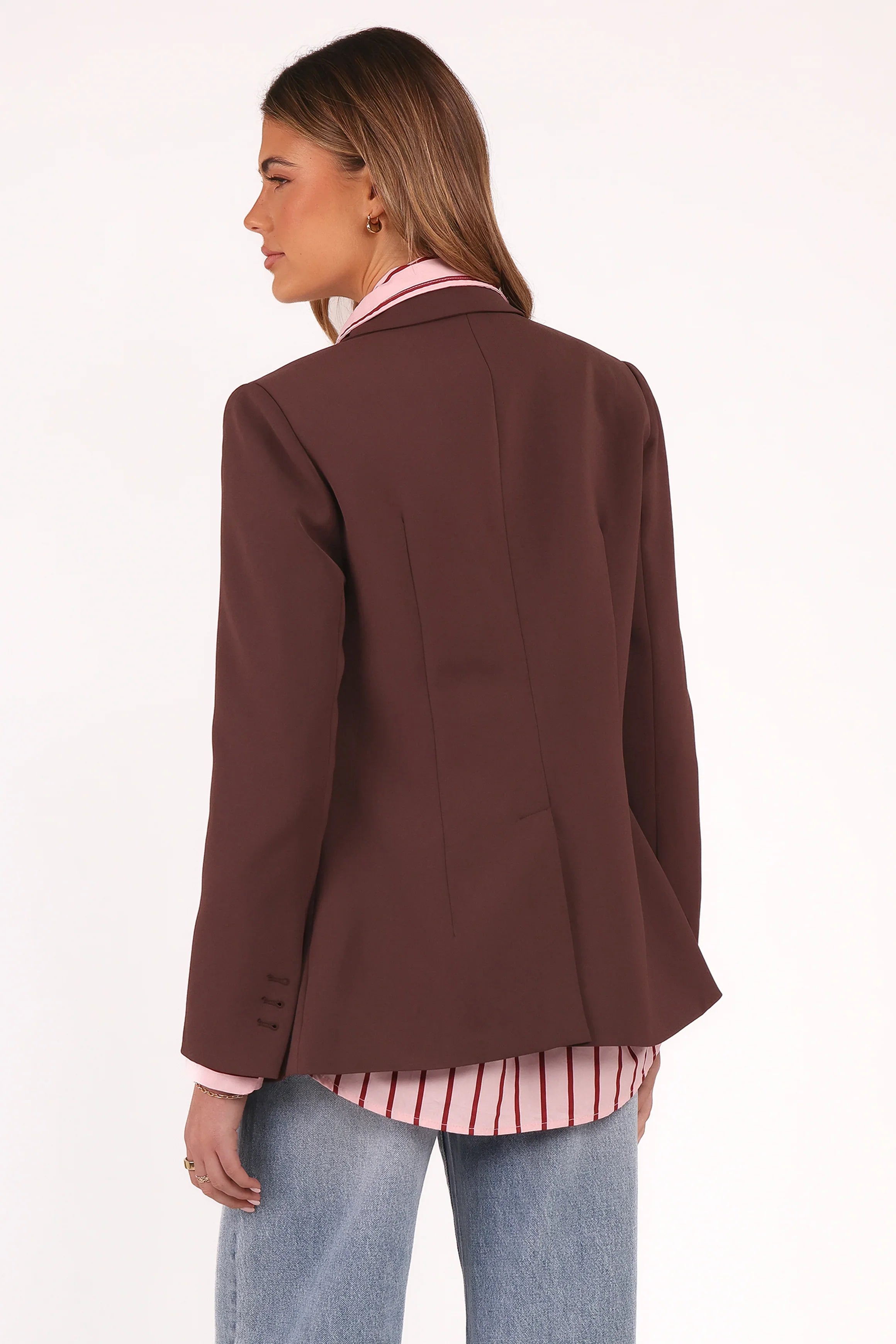 Leo Blazer Chocolate Brown
