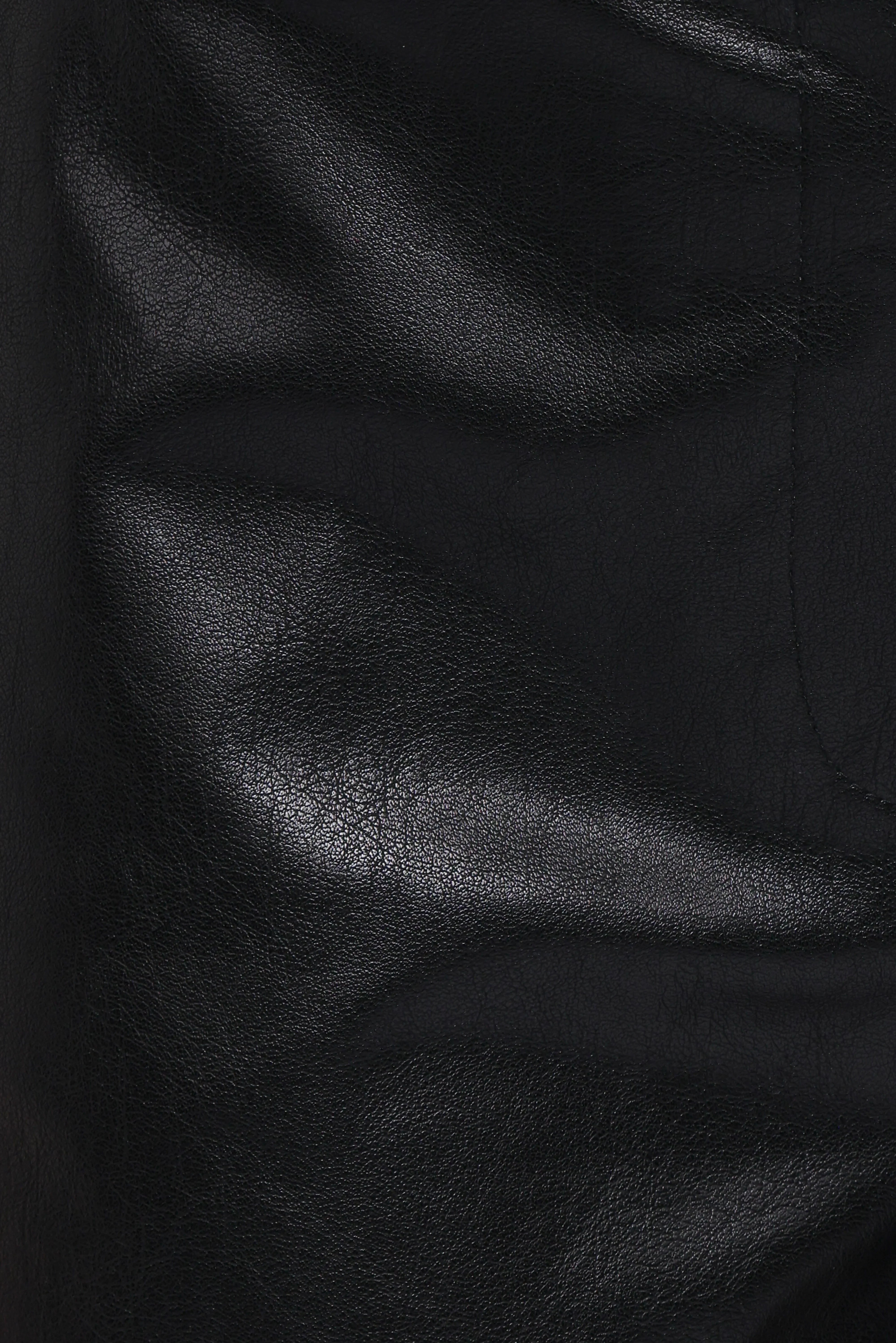 Fable Leather Shorts Black