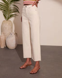 Elara High Waisted Wide Leg Jeans