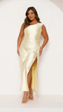 Victoria Maxi Dress Yellow