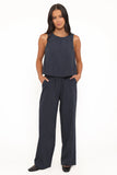 Elijah Pants Navy White Stripe