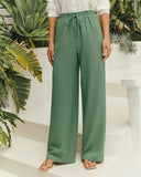 Tide to Me Drawstring Wide Leg Pants