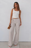 Wont Look Back Pants Beige