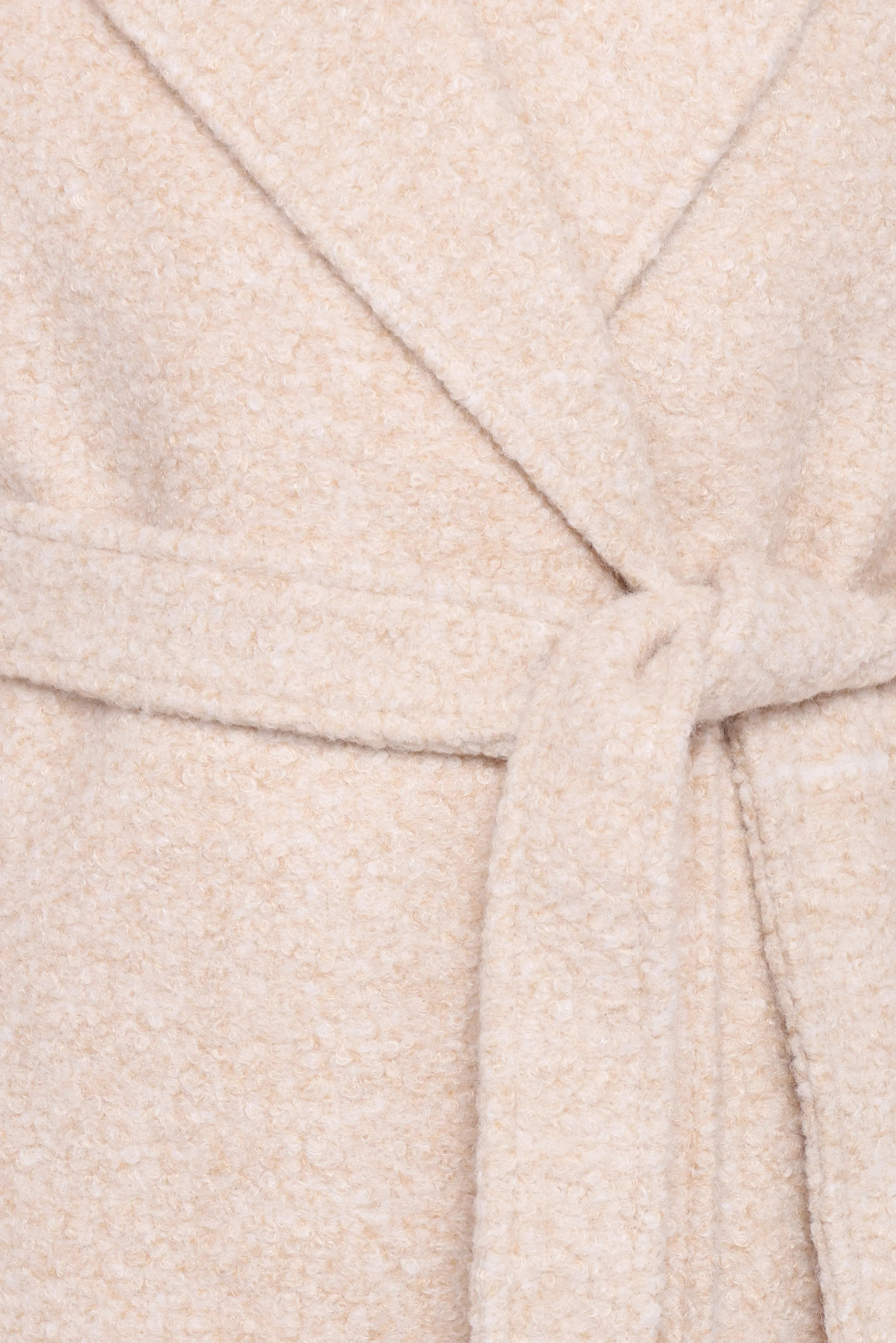 Goodie Shearling Coat Cream