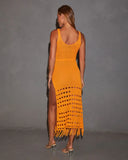 Caliana Tassel Cover Up Maxi Dress
