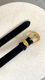Maya Leather Belt Black