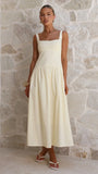 Lucy Drop Waist Maxi Dress Butter