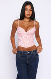 Resort Getaway Bustier Pink