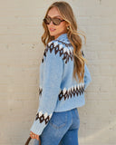 Serene Morning Abstract Cardigan