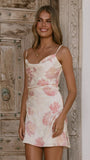 Athena Mini Dress Pink Floral