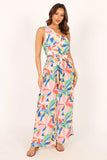 Belinda One Shoulder Jumpsuit Floral