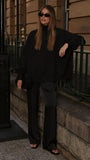 Imogen Button Pants Black