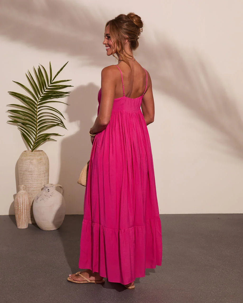 Day Breeze Shift Midi Dress