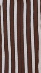 Arli Shorts Brown White Stripe