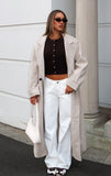 Winter Holiday Oversized Coat Oat